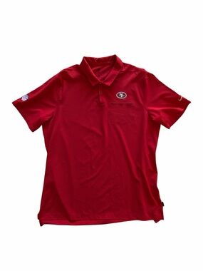 Nike San Francisco 49ers On-Field Polo Shirt Size XL NFL Team Issue Performance
